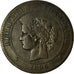 Moneta, Francja, Cérès, 10 Centimes, 1896, Paris, VF(30-35), Bronze, KM:815.1