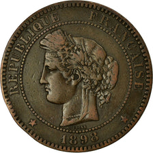 Coin, France, Cérès, 10 Centimes, 1898, Paris, EF(40-45), Bronze, KM:815.1