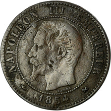Coin, France, Napoleon III, 2 Centimes, 1854, Rouen, VF(20-25), KM 776.2