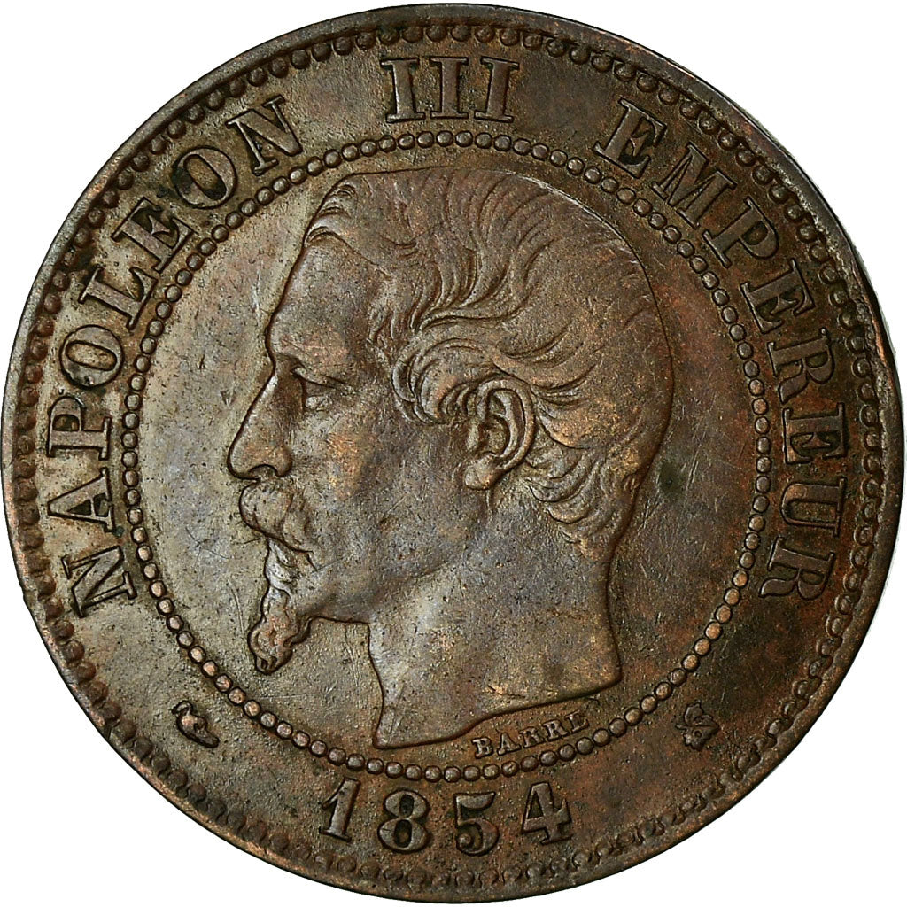 Moneta, Francja, Napoleon III, Napoléon III, 2 Centimes, 1854, Bordeaux
