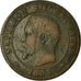 Monnaie, France, Napoleon III, 2 Centimes, 1853, Marseille, TB+, Gadoury 103