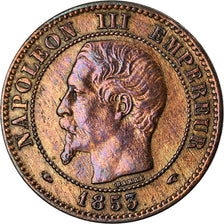 Coin, France, Napoleon III, 2 Centimes, 1853, Paris, VF(20-25), KM 776.1