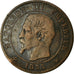 Coin, France, Napoleon III, 2 Centimes, 1855, Lille, VF(20-25), KM 776.7