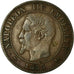 Moneta, Francia, Napoleon III, 2 Centimes, 1855, Lyon, MB