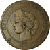Monnaie, France, Cérès, 10 Centimes, 1879, Paris, B, Bronze, Gadoury:265a