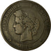 Moneta, Francja, Cérès, 10 Centimes, 1883, Paris, VF(20-25), Bronze, KM:815.1