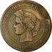 Monnaie, France, Cérès, 10 Centimes, 1893, Paris, TB, Bronze, Gadoury:265a