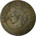 Moneta, Francia, Cérès, 5 Centimes, 1881, Paris, MB+, Bronzo, KM:821.1