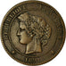 Monnaie, France, Cérès, 10 Centimes, 1891, Paris, TTB, Bronze, Gadoury:265a