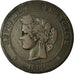Monnaie, France, Cérès, 10 Centimes, 1890, Paris, TB+, Bronze, Gadoury:265a