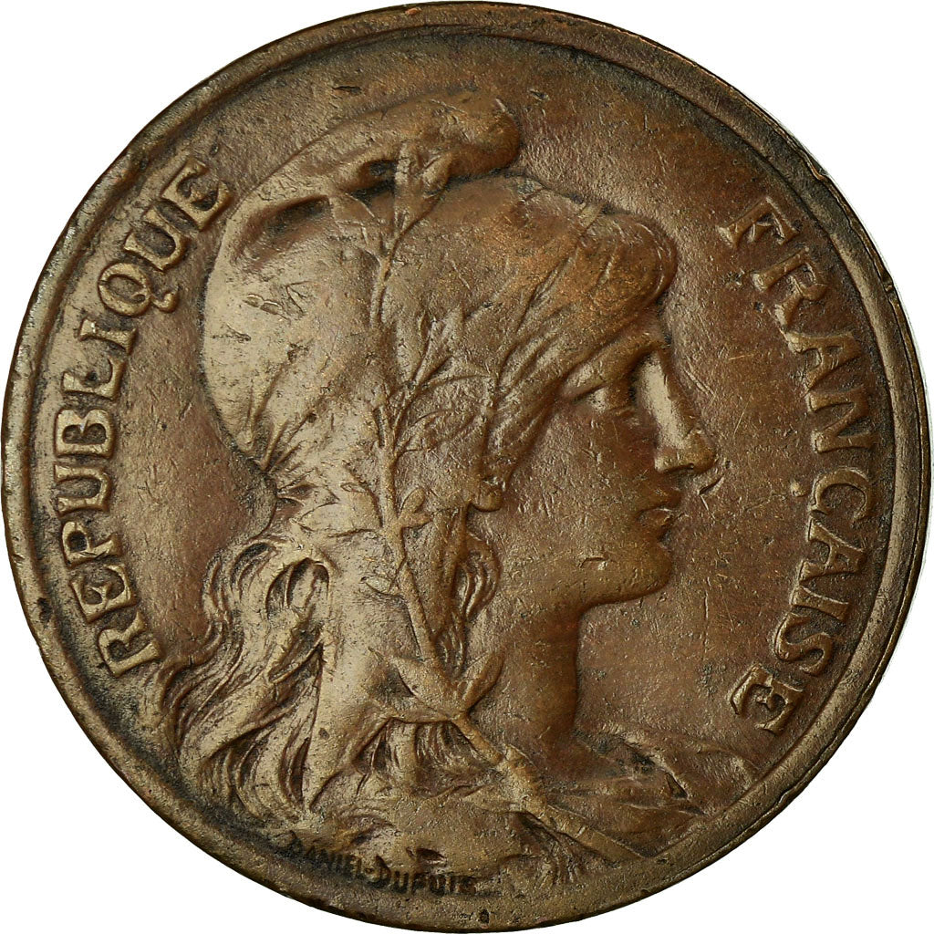 Monnaie, France, Dupuis, 10 Centimes, 1920, Paris, TTB+, Bronze, Gadoury:277