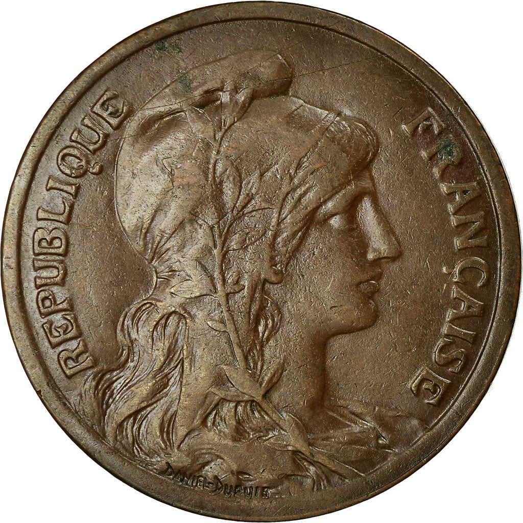 Coin, France, Dupuis, 10 Centimes, 1916, Paris, AU(50-53), Bronze, KM:843