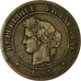 Coin, France, Cérès, 5 Centimes, 1893, Paris, EF(40-45), Bronze, KM:821.1
