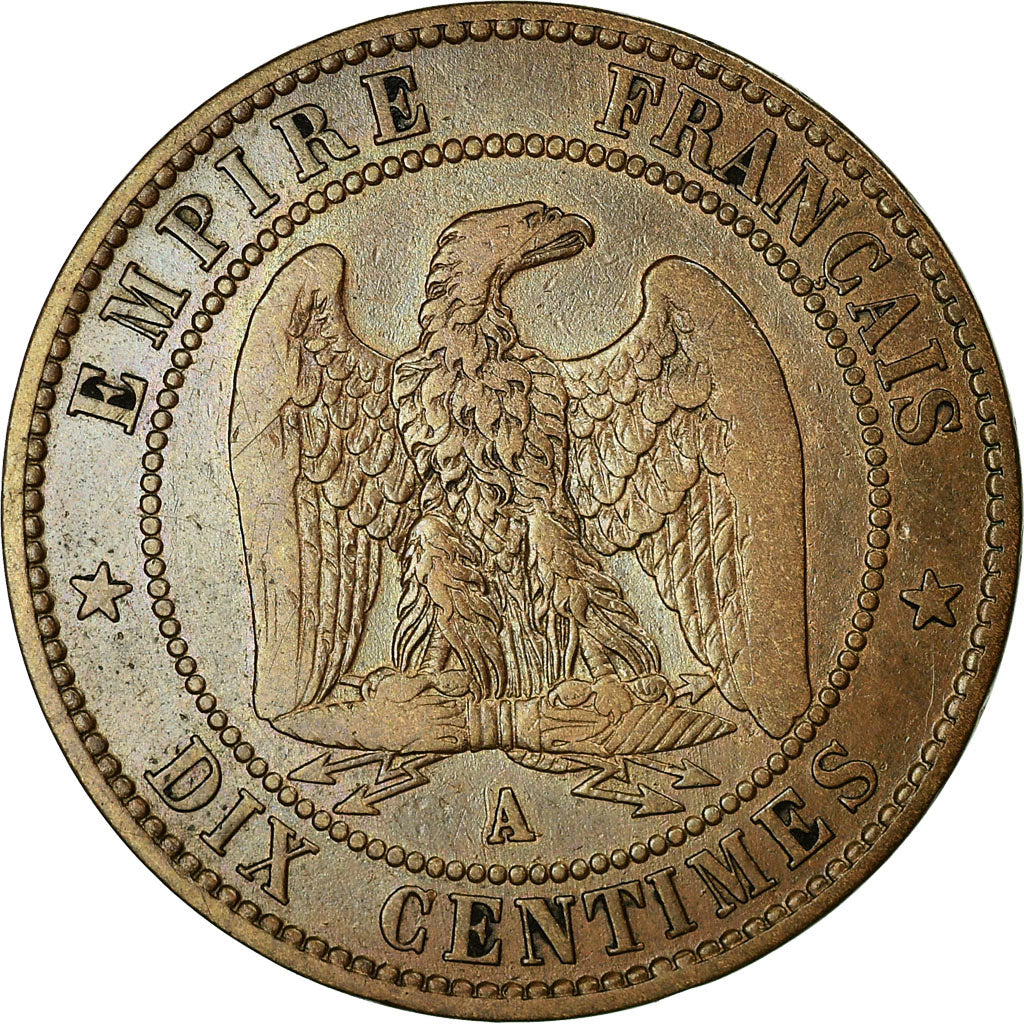 Monnaie, France, Napoleon III, 10 Centimes, 1852, Paris, TB+, Gadoury 248