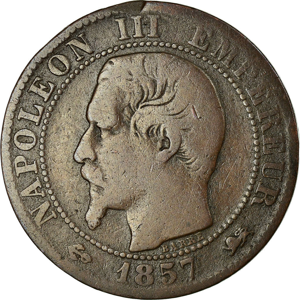 Münze, Frankreich, Napoleon III, 5 Centimes, 1857, Lyon, SGE+