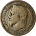 Moeda, França, Napoleon III, 5 Centimes, 1864, Strasbourg, VF(12-15)