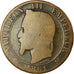 Moeda, França, Napoleon III, 5 Centimes, 1861, Bordeaux, VG(8-10)
