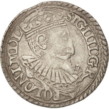 Poland, 3 Gröscher, 1597, Olkusz, AU(55-58), Silver, 2.28