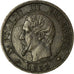 Moneta, Francia, Napoleon III, Centime, 1855, Strasbourg, MB+