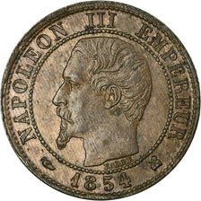Coin, France, Napoleon III, Centime, 1854, Bordeaux, EF(40-45), KM 775.5