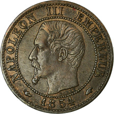 Moneta, Francia, Napoleon III, Centime, 1854, Paris, BB, Bronzo