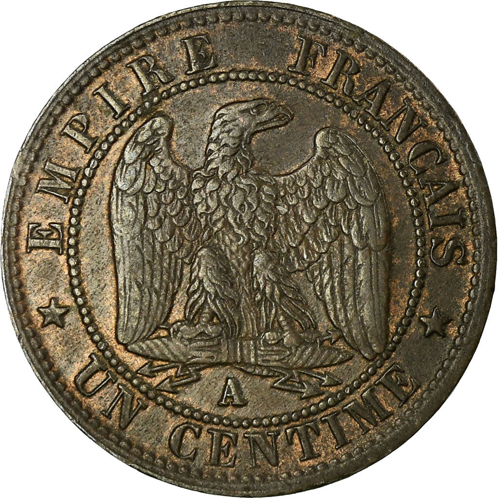 Monnaie, France, Napoleon III, Centime, 1854, Paris, TTB, Bronze, Gdoury 86