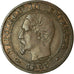 Coin, France, Napoleon III, Centime, 1853,Marseille, VF(30-35), KM 775.6