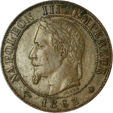 Coin, France, Napoleon III, Centime, 1862, Paris, EF(40-45), KM 795.1
