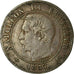 Moneda, Francia, Napoleon III, 2 Centimes, 1857, Lyon, BC+