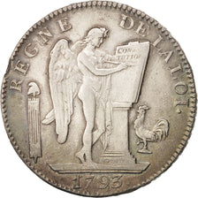 Coin, France, Écu de 6 livres françoise, 6 Livres, 1793, Paris, AU(50-53)