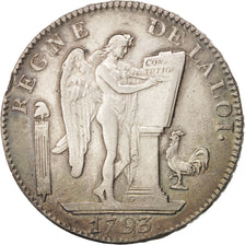 Münze, Frankreich, Écu de 6 livres françoise, 6 Livres, 1793, Paris, SS+
