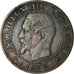 Moneta, Francja, Napoleon III, 2 Centimes, 1855, Paris, VF(20-25)