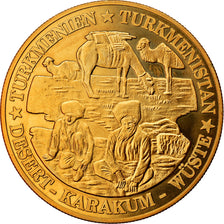 Russie, Médaille, Turkménistan, Désert-Karakum-Wüste, Politics, Society