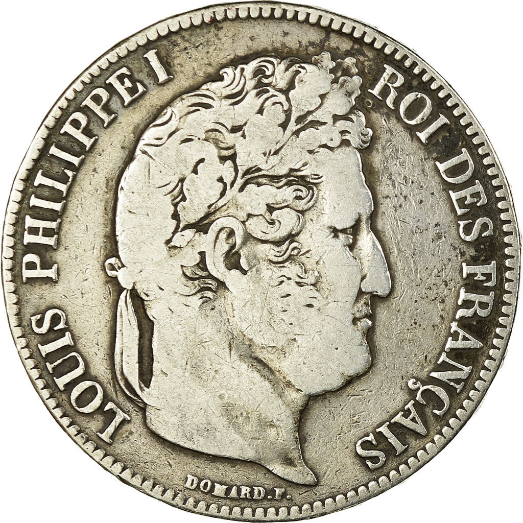 Moneta, Francia, Louis-Philippe, 5 Francs, 1834, Lille, MB, Argento, KM:749.13