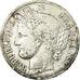 Moeda, França, Cérès, 5 Francs, 1849, Paris, VF(30-35), Prata, KM:761.1