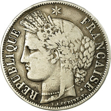 Coin, France, Cérès, 5 Francs, 1850, Paris, VF(30-35), Silver, KM:761.1