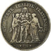 Coin, France, Hercule, 5 Francs, 1876, Paris, EF(40-45), Silver, KM:820.1