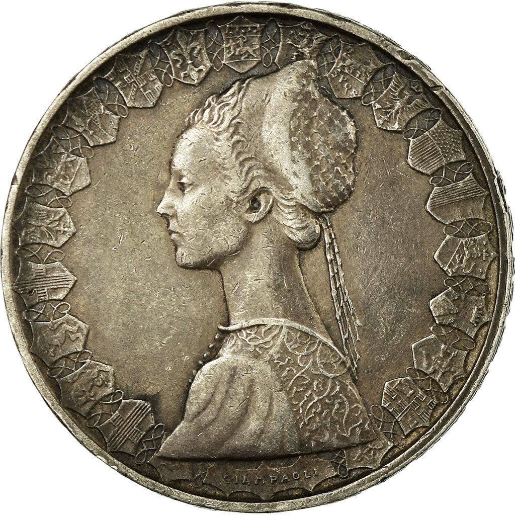 Coin, Italy, 500 Lire, 1958, Rome, EF(40-45), Silver, KM:98