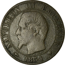 Moeda, França, Napoleon III, 5 Centimes, 1854, Marseille, F(12-15)