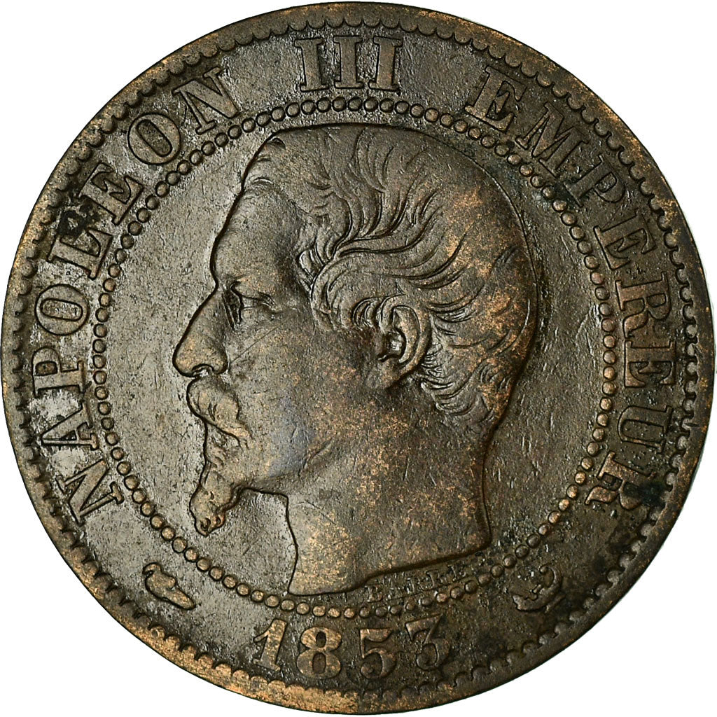 Moneta, Francia, Napoleon III, 5 Centimes, 1853, Lille, MB