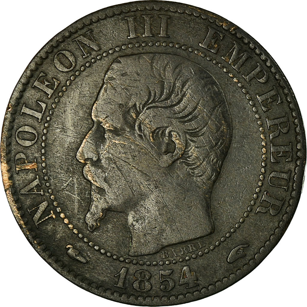 Moneta, Francia, Napoleon III, 5 Centimes, 1854, Paris, B+