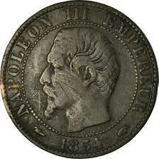 Moneta, Francia, Napoleon III, 5 Centimes, 1854, Paris, B+