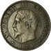 Moneta, Francia, Napoleon III, 5 Centimes, 1854, Strasbourg, BB