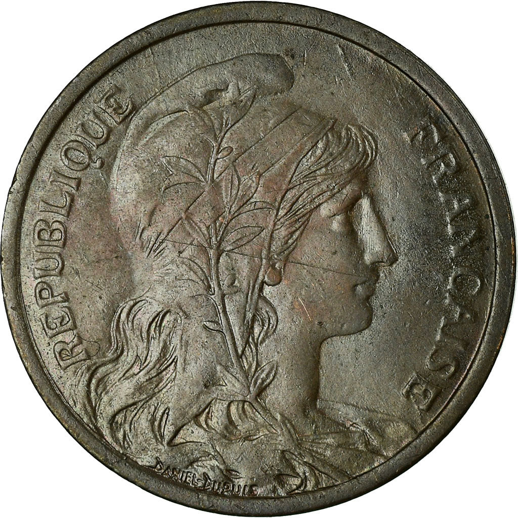 Coin, France, Dupuis, 2 Centimes, 1907, Paris, AU(50-53), Bronze, KM:841