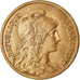 Moeda, França, Dupuis, 10 Centimes, 1921, Paris, AU(55-58), Bronze, KM:843