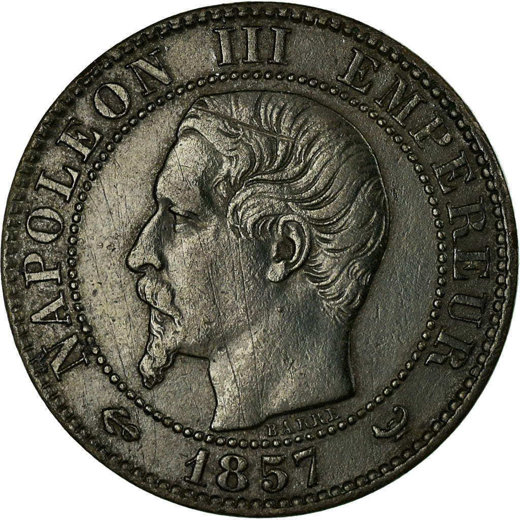 Coin, France, Napoleon III, 5 Centimes, 1857, Lille, VF(30-35), KM 777.7