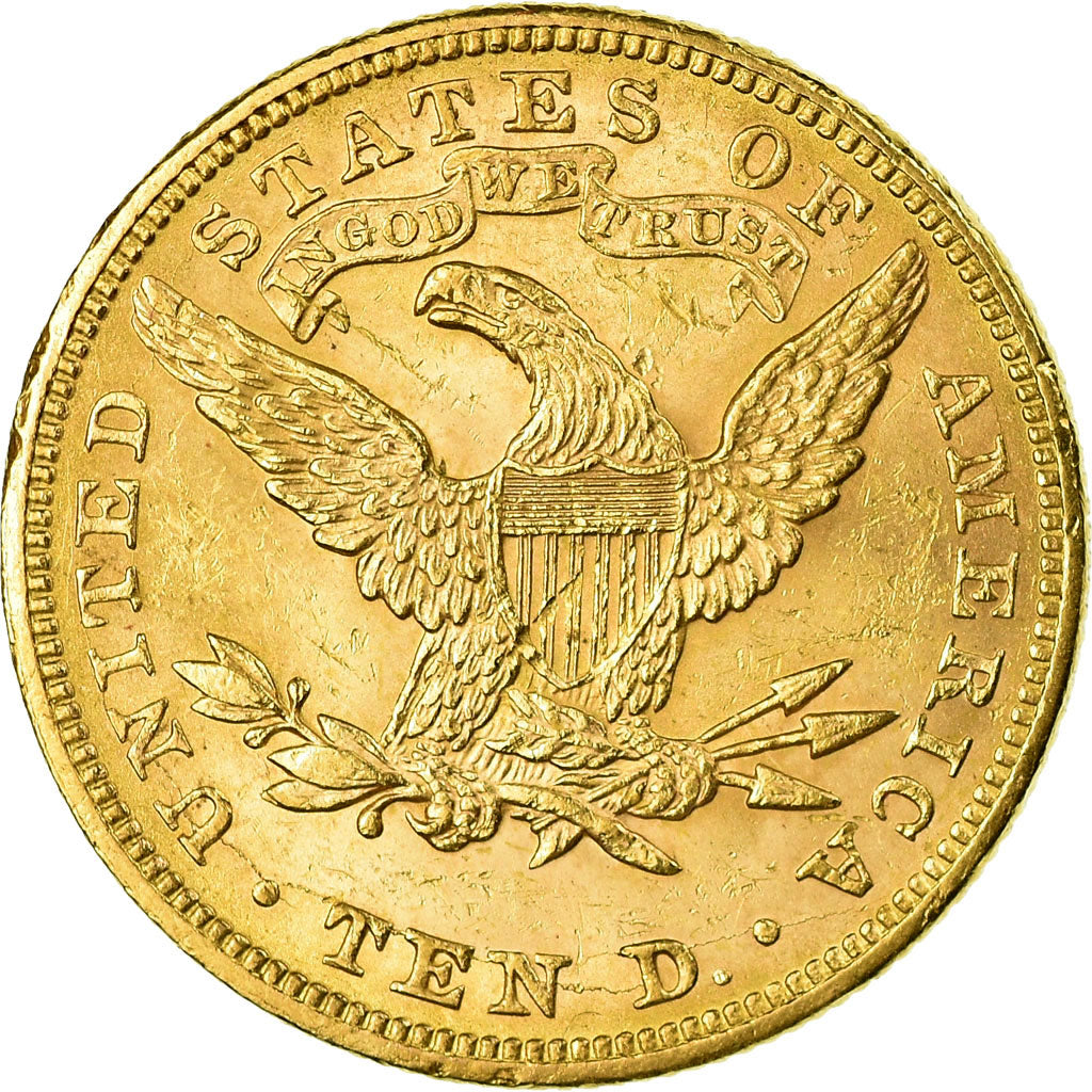 Monnaie, États-Unis, Coronet Head, $10, Eagle, 1894, Philadelphie, TTB+