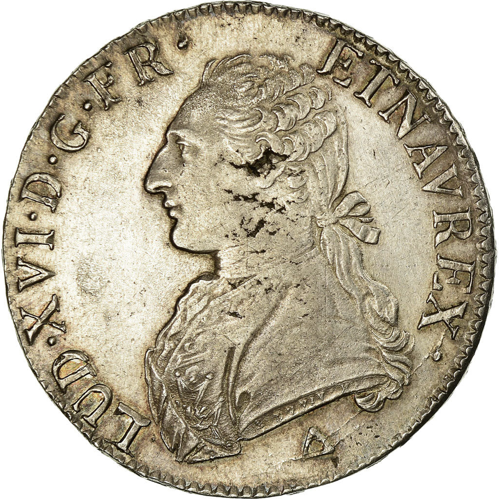 Munten, Frankrijk, Louis XVI, Écu aux branches d'olivier, 1789, Orléans, ZF