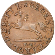 GERMAN STATES, Pfennig, 1819, KM #1077, AU(50-53), Copper, 2.23