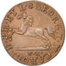 GERMAN STATES, Pfennig, 1819, KM #1077, AU(50-53), Copper, 2.23